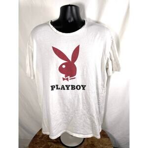 Playboy Bunny Graphic T-Shirt White XL PacSun